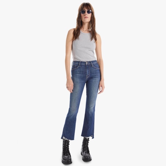 Mother The Insider Crop Step Fray Size 23 NWT